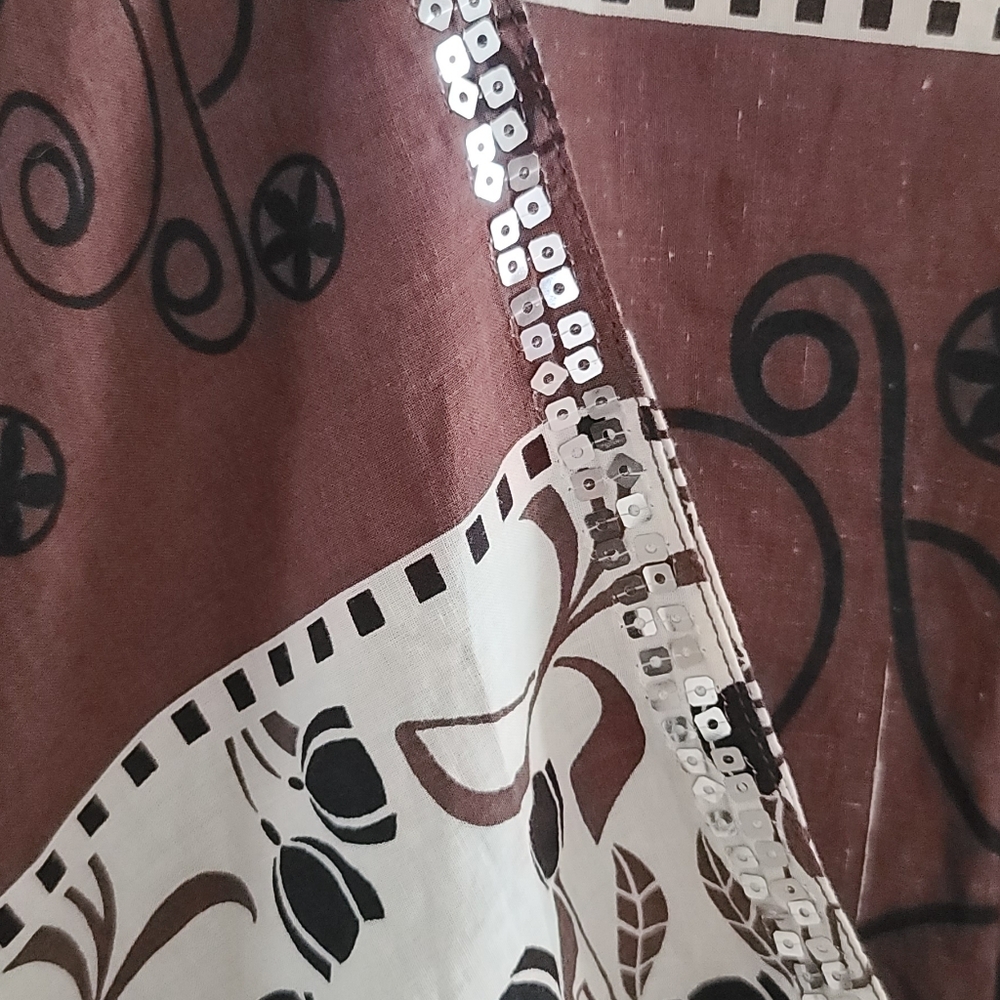 Debenhams Red herring  printed Cotton dress US 4 - Picture 4 of 11